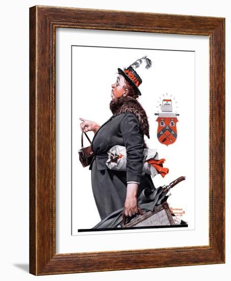 "Housekeeper", March 27,1920-Norman Rockwell-Framed Giclee Print