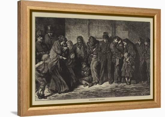 Houseless and Hungry-Sir Samuel Luke Fildes-Framed Premier Image Canvas