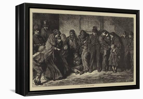 Houseless and Hungry-Sir Samuel Luke Fildes-Framed Premier Image Canvas