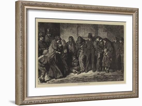 Houseless and Hungry-Sir Samuel Luke Fildes-Framed Giclee Print