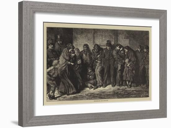 Houseless and Hungry-Sir Samuel Luke Fildes-Framed Giclee Print