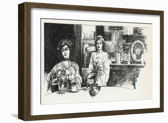 Housemaid Hovering-G C Wilmshurst-Framed Art Print