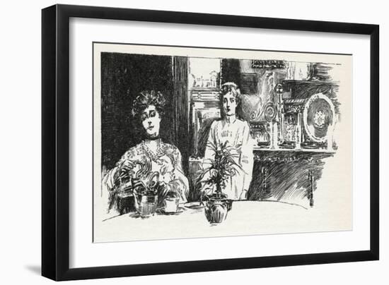 Housemaid Hovering-G C Wilmshurst-Framed Art Print