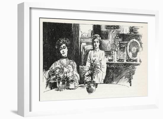 Housemaid Hovering-G C Wilmshurst-Framed Art Print