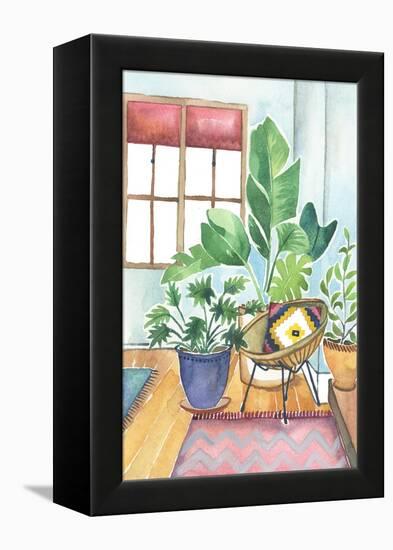 Houseplants-Elizabeth Rider-Framed Premier Image Canvas