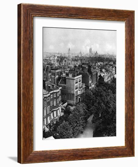 Houses Along Queen's Walk, Green Park, London, 1926-1927-McLeish-Framed Giclee Print