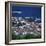 Houses and Coastline in the Town of Santa Cruz on the Island of Graciosa in the Azores, Portugal-David Lomax-Framed Photographic Print