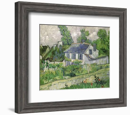 Houses at Auvers, c.1890-Vincent van Gogh-Framed Art Print