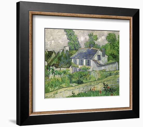 Houses at Auvers, c.1890-Vincent van Gogh-Framed Art Print
