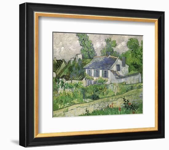 Houses at Auvers, c.1890-Vincent van Gogh-Framed Art Print