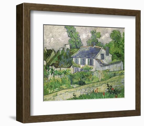 Houses at Auvers, c.1890-Vincent van Gogh-Framed Art Print