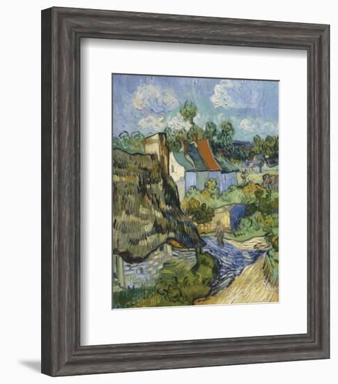 Houses at Auvers, c.1890-Vincent van Gogh-Framed Art Print