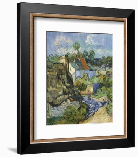 Houses at Auvers, c.1890-Vincent van Gogh-Framed Art Print