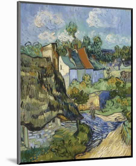 Houses at Auvers, c.1890-Vincent van Gogh-Mounted Art Print