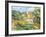 Houses At the Estaque-Paul Cézanne-Framed Art Print