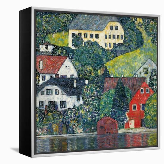 Houses at Unterach on the Attersee, C.1916-Gustav Klimt-Framed Premier Image Canvas