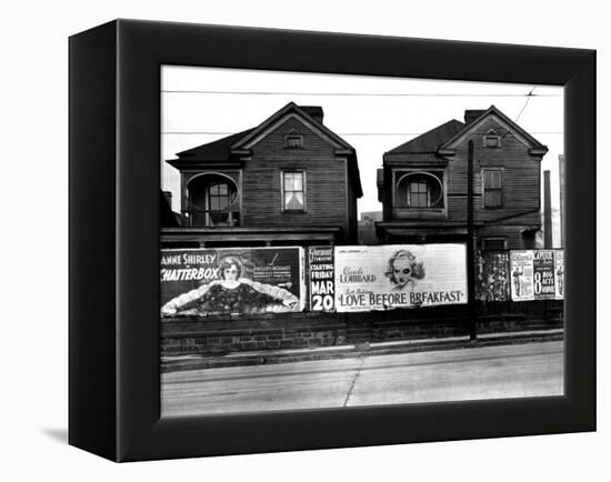 Houses, Atlanta, Georgia, 1936-Walker Evans-Framed Stretched Canvas