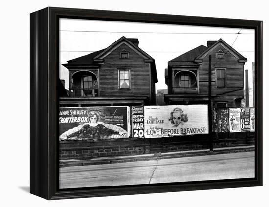 Houses, Atlanta, Georgia, 1936-Walker Evans-Framed Stretched Canvas