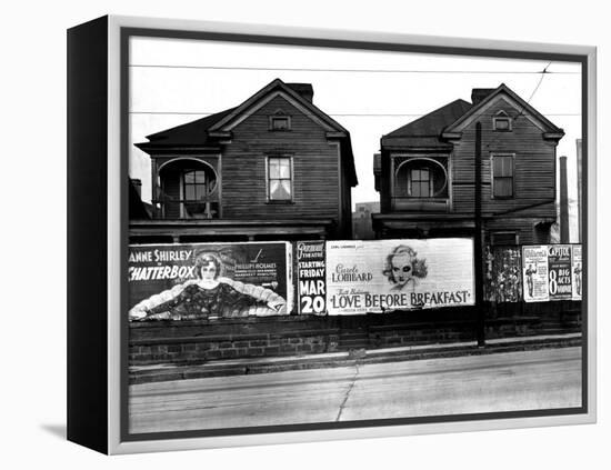 Houses, Atlanta, Georgia, 1936-Walker Evans-Framed Stretched Canvas