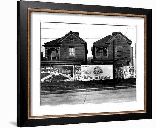 Houses, Atlanta, Georgia, 1936-Walker Evans-Framed Photo