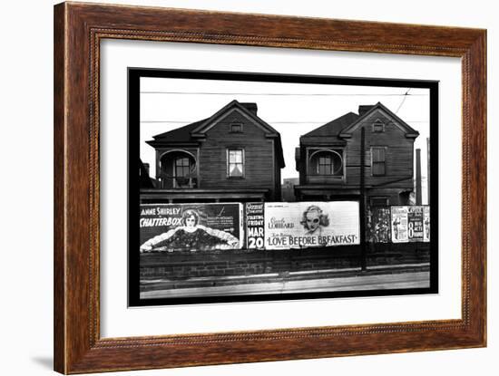 Houses - Atlanta, Georgia-Walker Evans-Framed Art Print