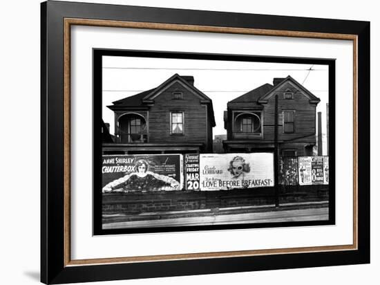Houses - Atlanta, Georgia-Walker Evans-Framed Art Print