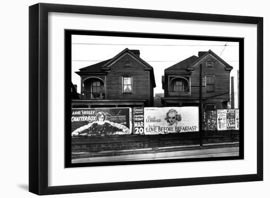 Houses - Atlanta, Georgia-Walker Evans-Framed Art Print