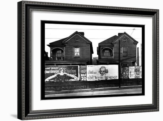 Houses - Atlanta, Georgia-Walker Evans-Framed Art Print