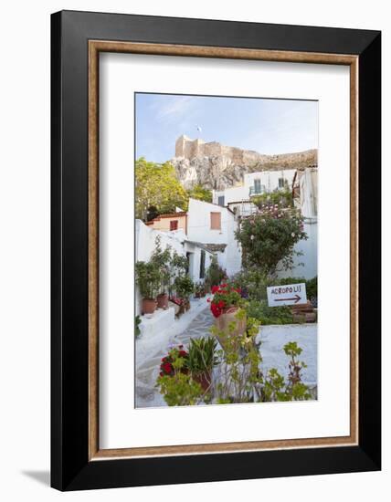 Houses Below Acropolis, Athens, Greece-Peter Adams-Framed Photographic Print