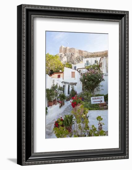 Houses Below Acropolis, Athens, Greece-Peter Adams-Framed Photographic Print