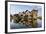 Houses Built on Stilts in the Village of Nampan on the Edge of Inle Lake-Lee Frost-Framed Photographic Print