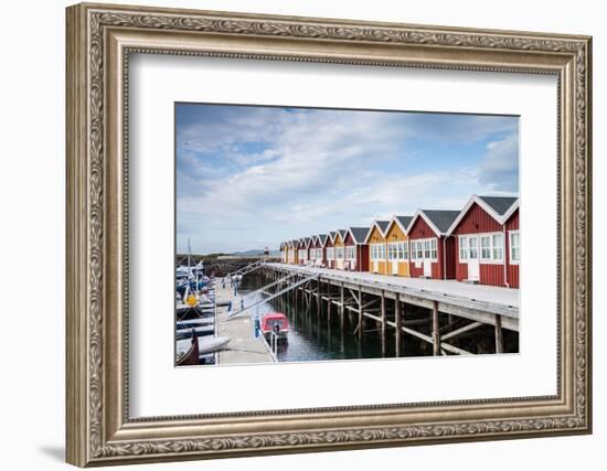 Houses for Boat Servicing in Northern Norway-Lamarinx-Framed Photographic Print