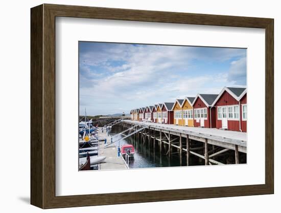 Houses for Boat Servicing in Northern Norway-Lamarinx-Framed Photographic Print