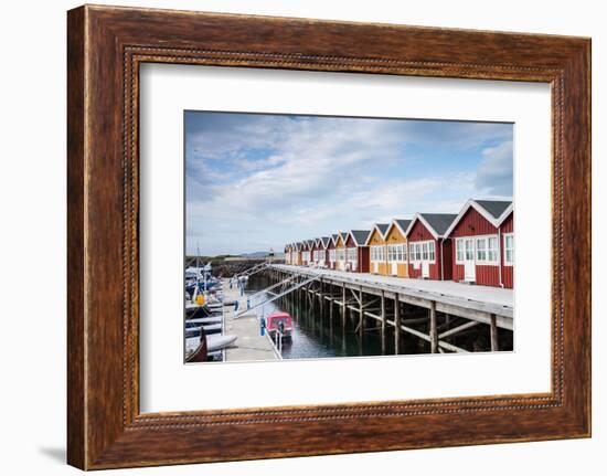 Houses for Boat Servicing in Northern Norway-Lamarinx-Framed Photographic Print