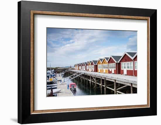 Houses for Boat Servicing in Northern Norway-Lamarinx-Framed Photographic Print