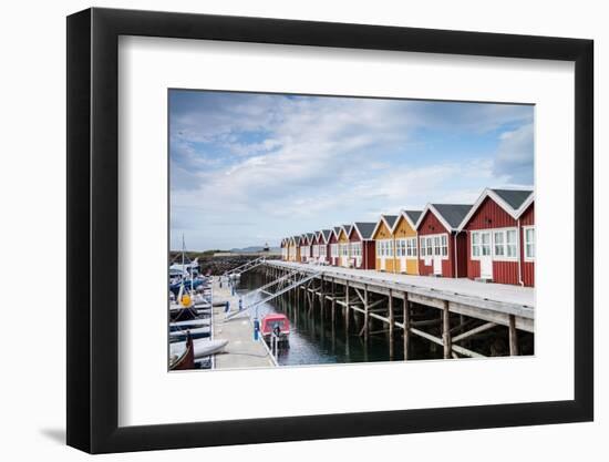 Houses for Boat Servicing in Northern Norway-Lamarinx-Framed Photographic Print