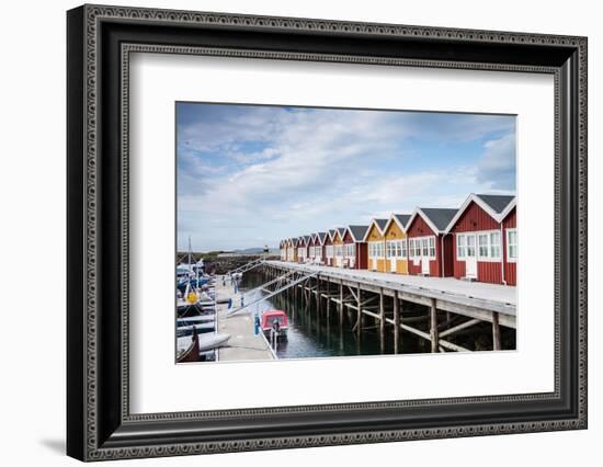 Houses for Boat Servicing in Northern Norway-Lamarinx-Framed Photographic Print