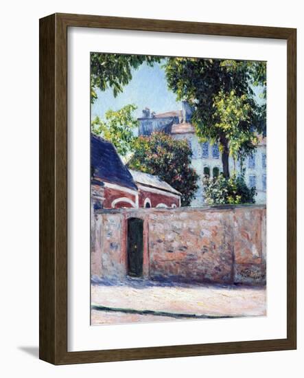 Houses in Argenteuil - Peinture De Gustave Caillebotte (1848-1894), 1883 - Oil on Canvas, 65,8X53,6-Gustave Caillebotte-Framed Giclee Print