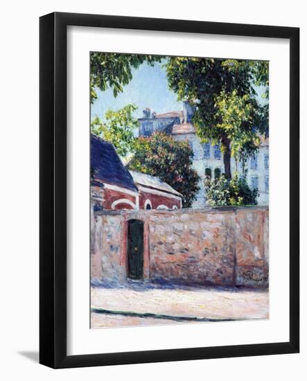 Houses in Argenteuil - Peinture De Gustave Caillebotte (1848-1894), 1883 - Oil on Canvas, 65,8X53,6-Gustave Caillebotte-Framed Giclee Print