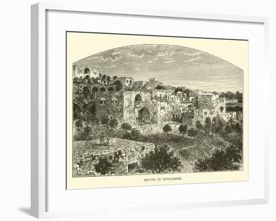 Houses in Bethlehem-null-Framed Giclee Print