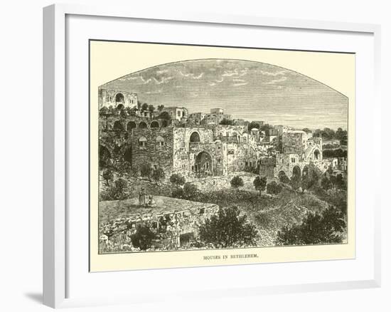 Houses in Bethlehem-null-Framed Giclee Print