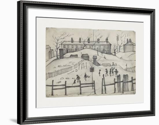 Houses In Broughton, 1937-Laurence Stephen Lowry-Framed Premium Giclee Print