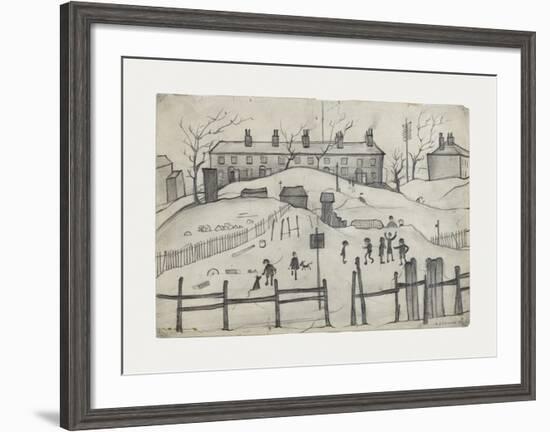 Houses In Broughton, 1937-Laurence Stephen Lowry-Framed Premium Giclee Print