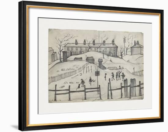 Houses In Broughton, 1937-Laurence Stephen Lowry-Framed Premium Giclee Print