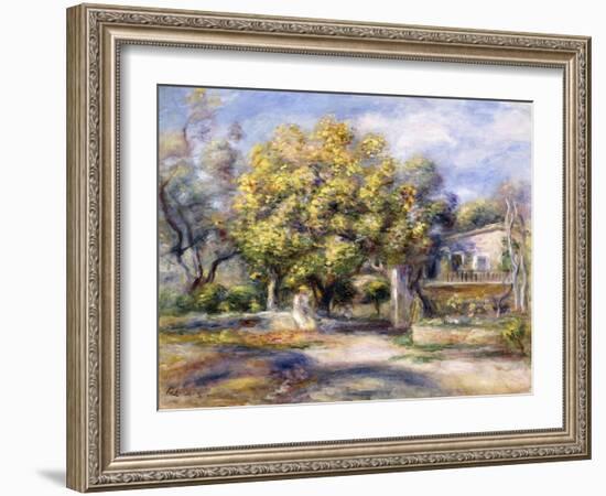 Houses in Cagnes, C.1905-Pierre-Auguste Renoir-Framed Giclee Print