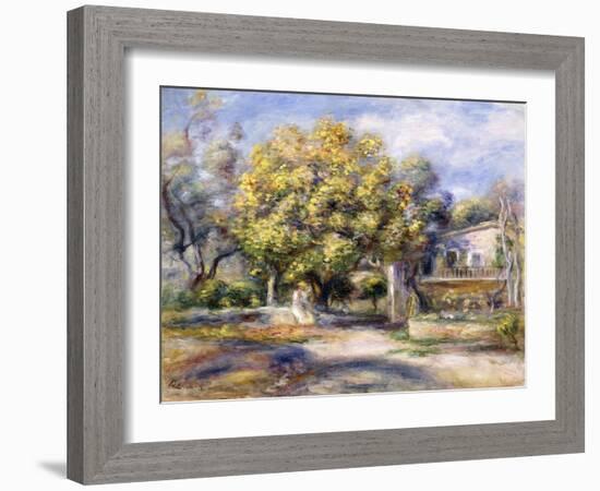 Houses in Cagnes, C.1905-Pierre-Auguste Renoir-Framed Giclee Print