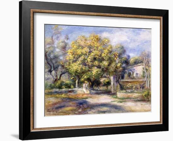 Houses in Cagnes, C.1905-Pierre-Auguste Renoir-Framed Giclee Print