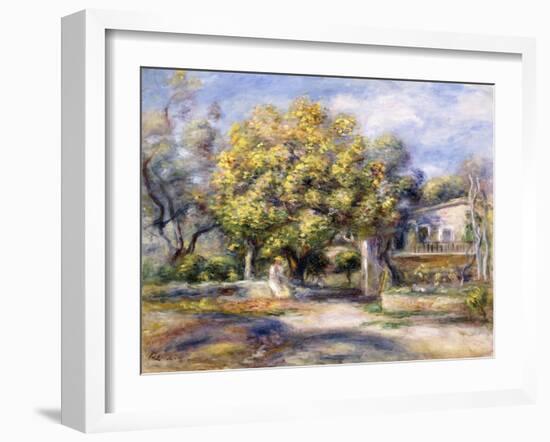 Houses in Cagnes, C.1905-Pierre-Auguste Renoir-Framed Giclee Print