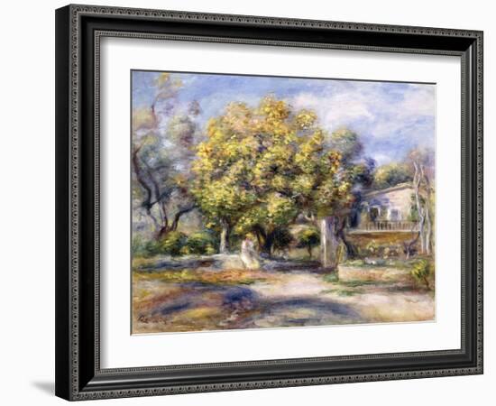 Houses in Cagnes, C.1905-Pierre-Auguste Renoir-Framed Giclee Print