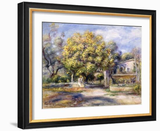 Houses in Cagnes, C.1905-Pierre-Auguste Renoir-Framed Giclee Print